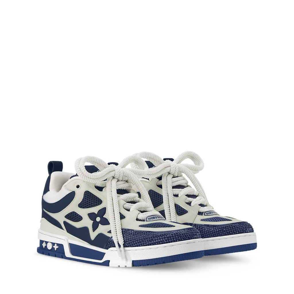 Louis Vuitton Trainer – Azul Marino y Blanco