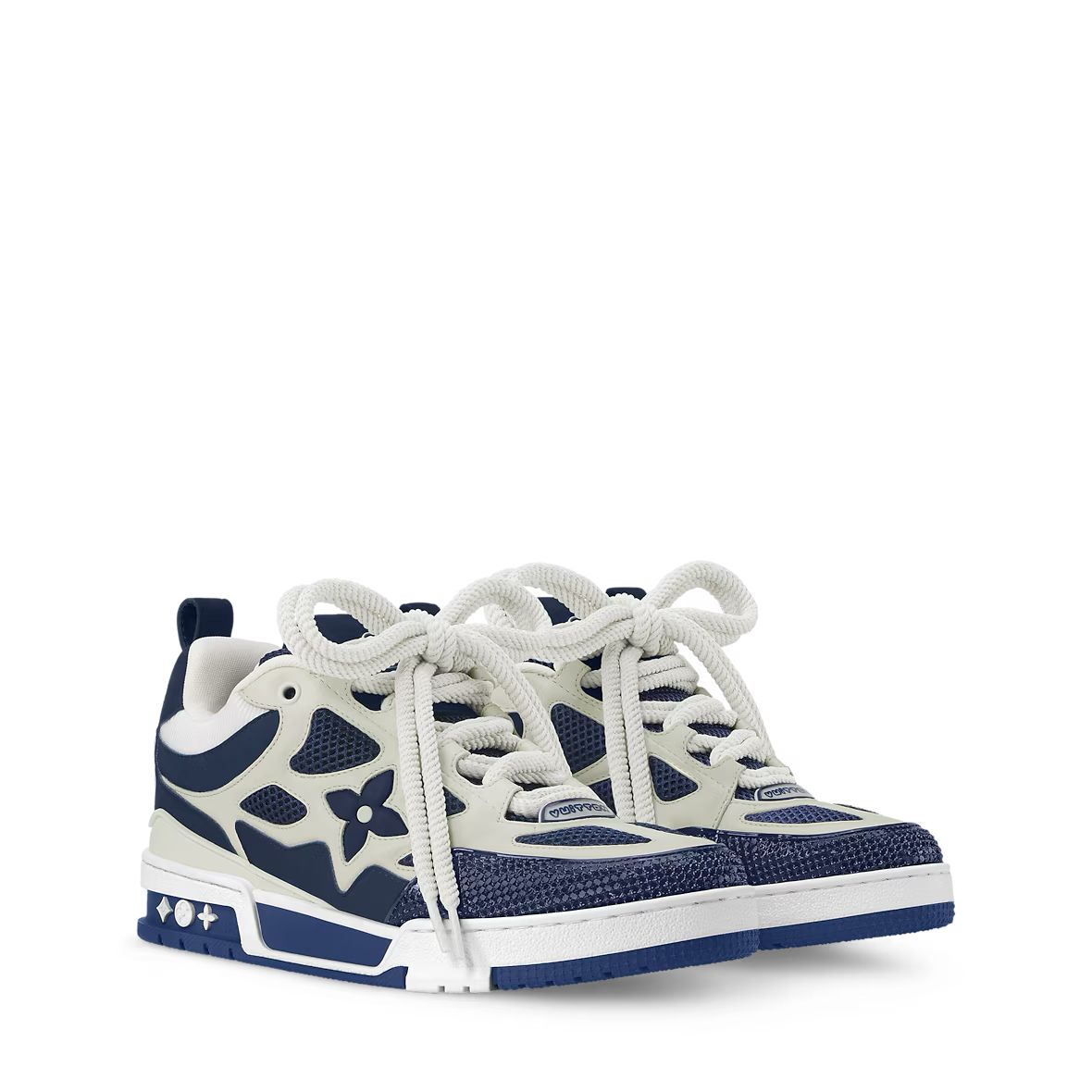 Louis Vuitton Trainer – Azul Marino y Blanco
