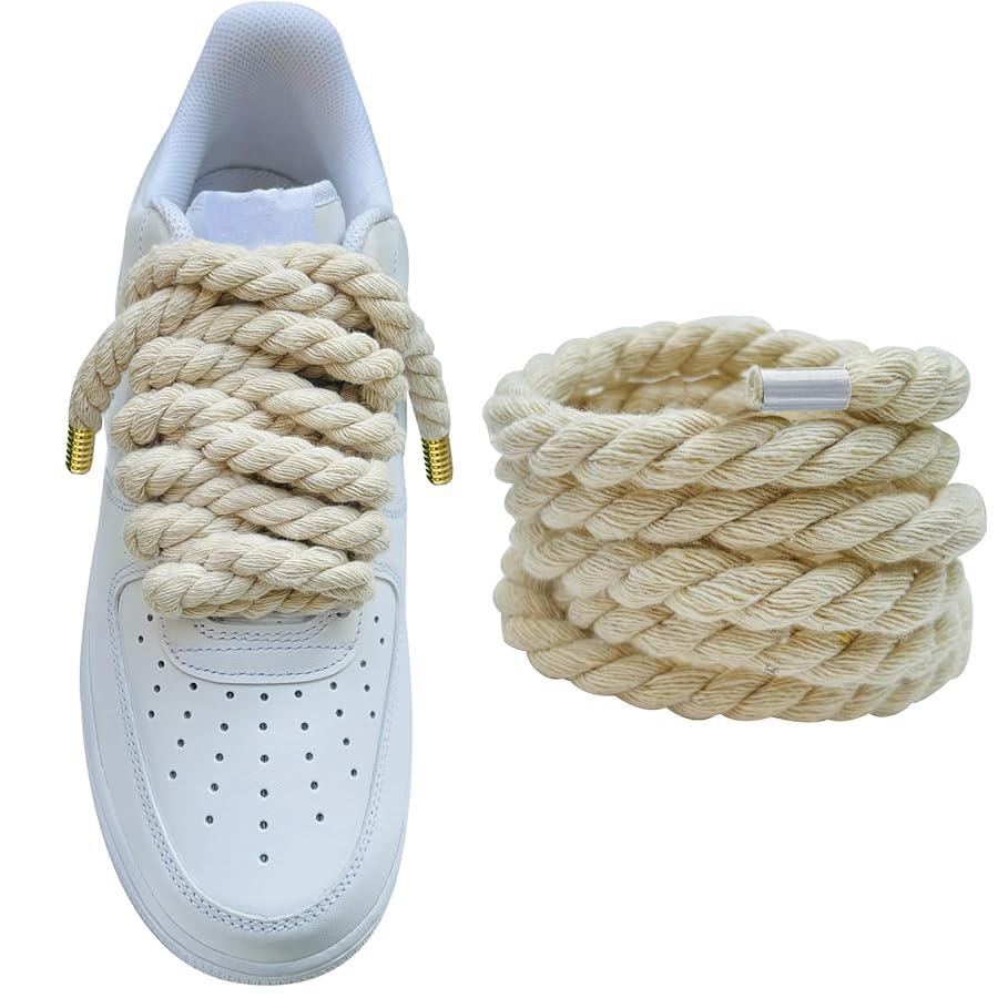Air Force 1 white rope laces
