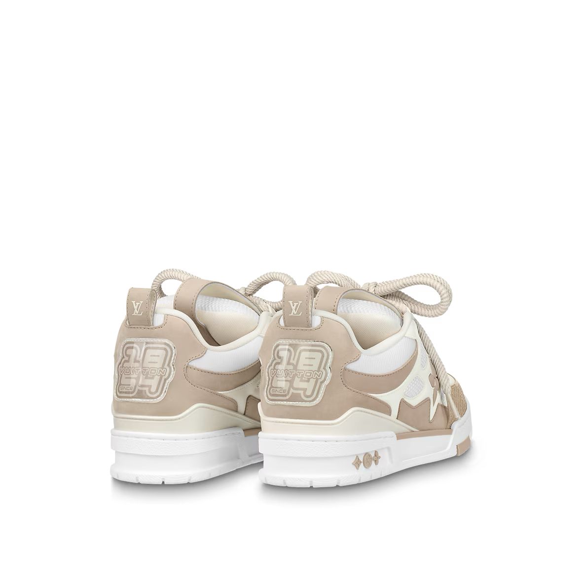 Louis Vuitton Trainer – Beige & White Edition