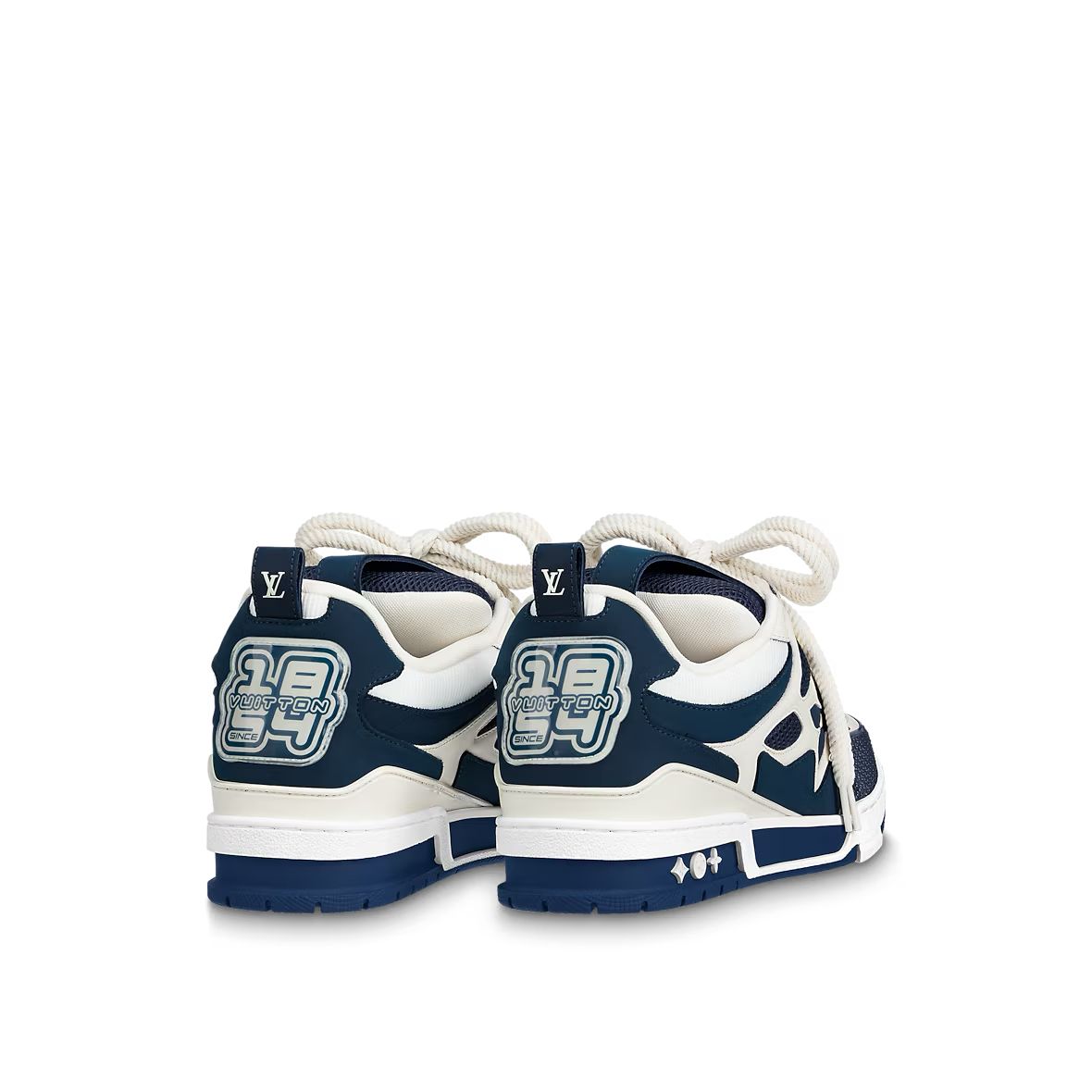 Louis Vuitton Trainer – Azul Marino y Blanco