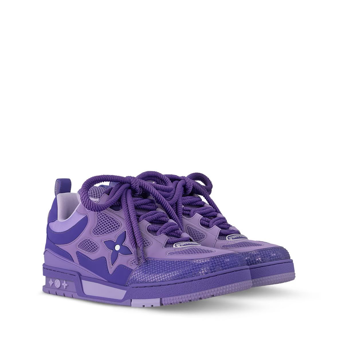 Louis Vuitton Trainer – Colores Gris y Púrpura