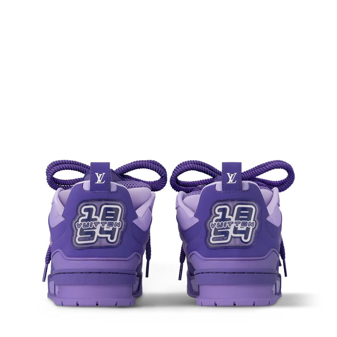 Louis Vuitton Trainer – Colores Gris y Púrpura
