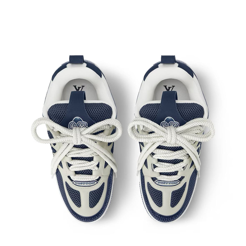 Louis Vuitton Trainer – Azul Marino y Blanco