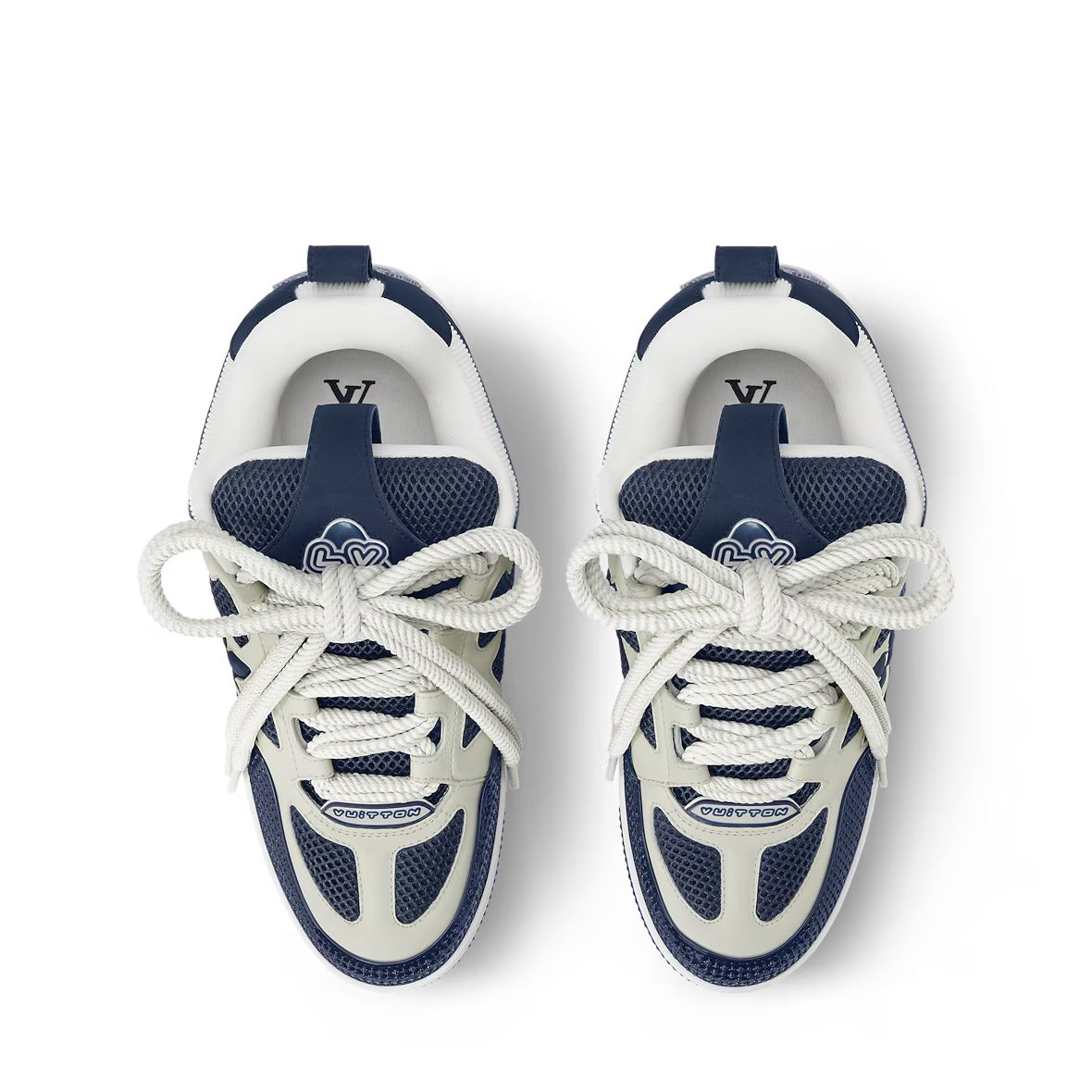 Louis Vuitton Trainer – Azul Marino y Blanco