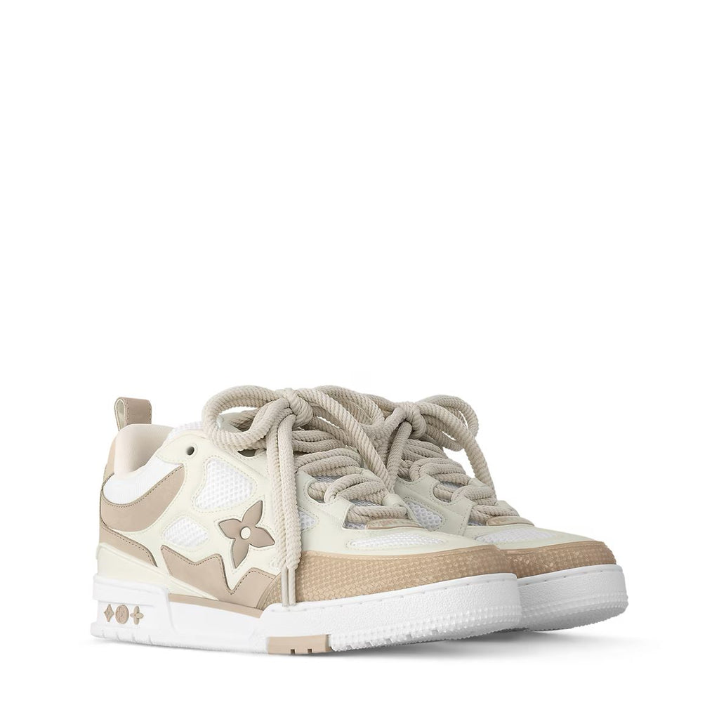 Louis Vuitton Trainer – Beige & White Edition