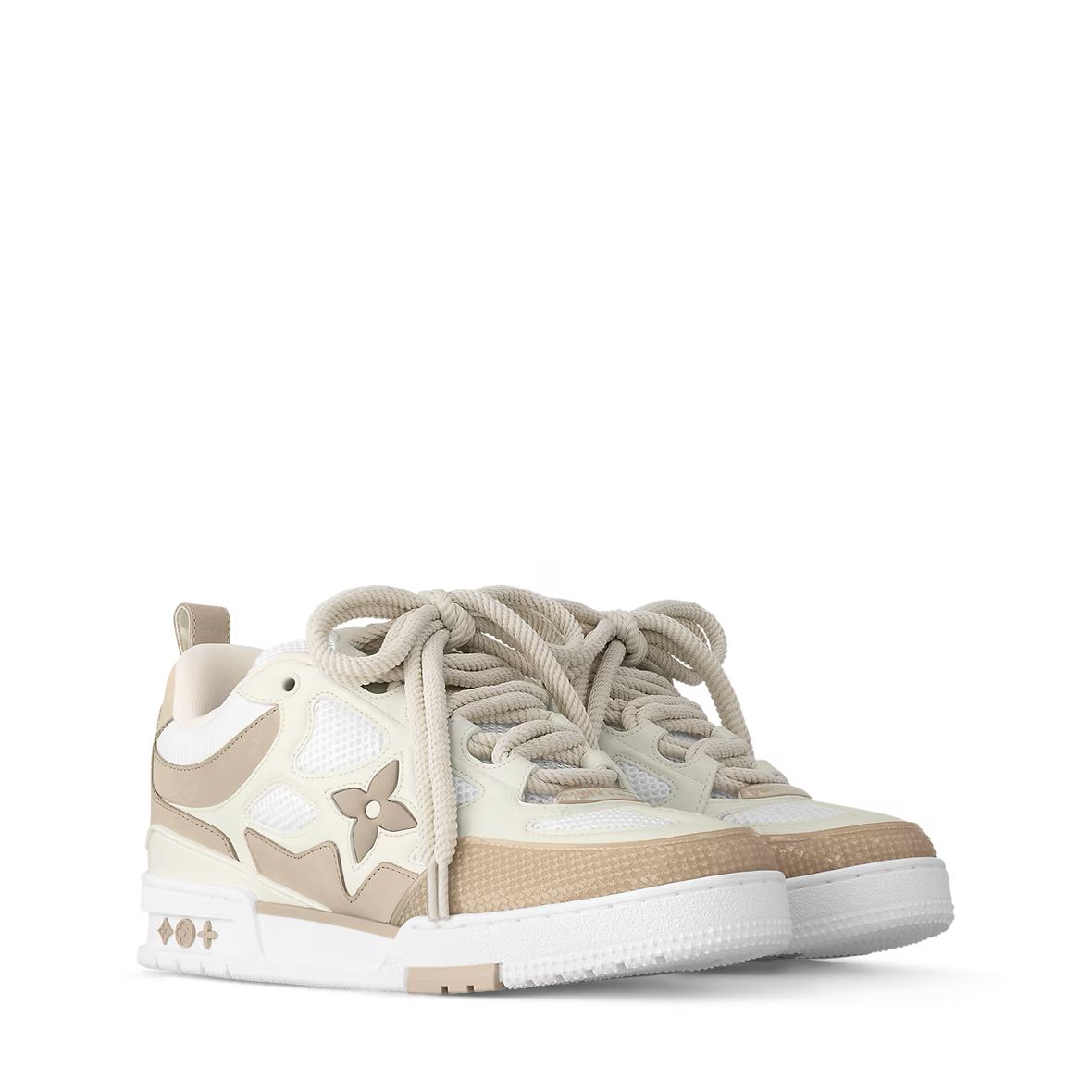 Louis Vuitton Trainer – Beige & White Edition