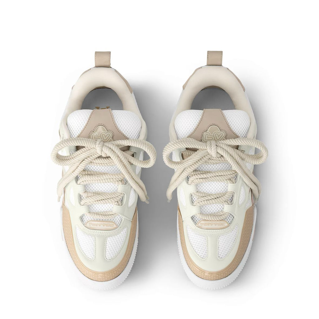 Louis Vuitton Trainer – Beige & White Edition