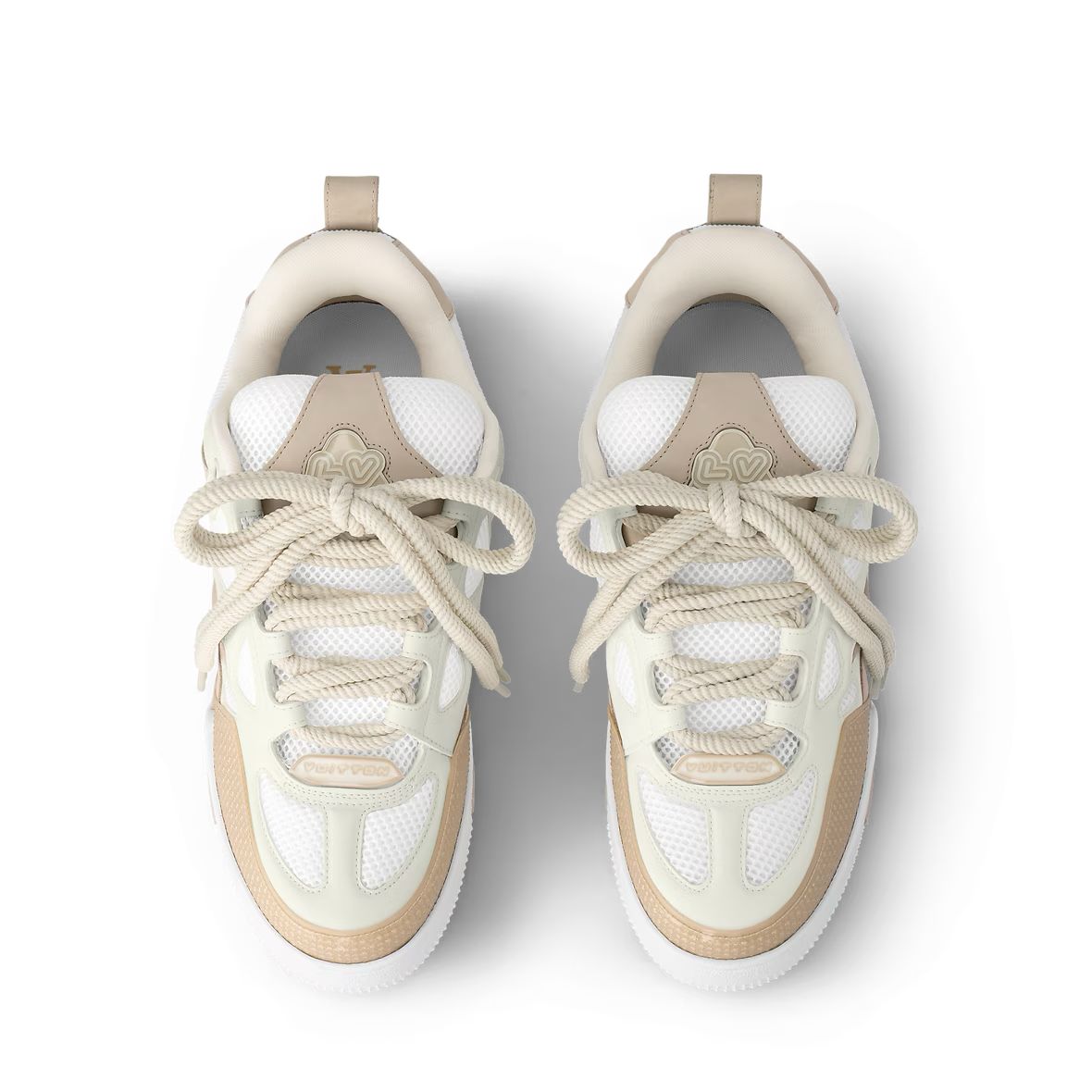 Louis Vuitton Trainer – Beige & White Edition
